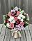 Букет цветов из: Альстромерии, Гвоздики, Розы и Хризантемы в Гольёво