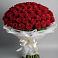 Букет 101 Красная роза Блэк Мэджик в Гольёво