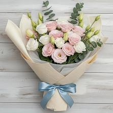 Букет цветов из:  Лизиантусы в Гольёво