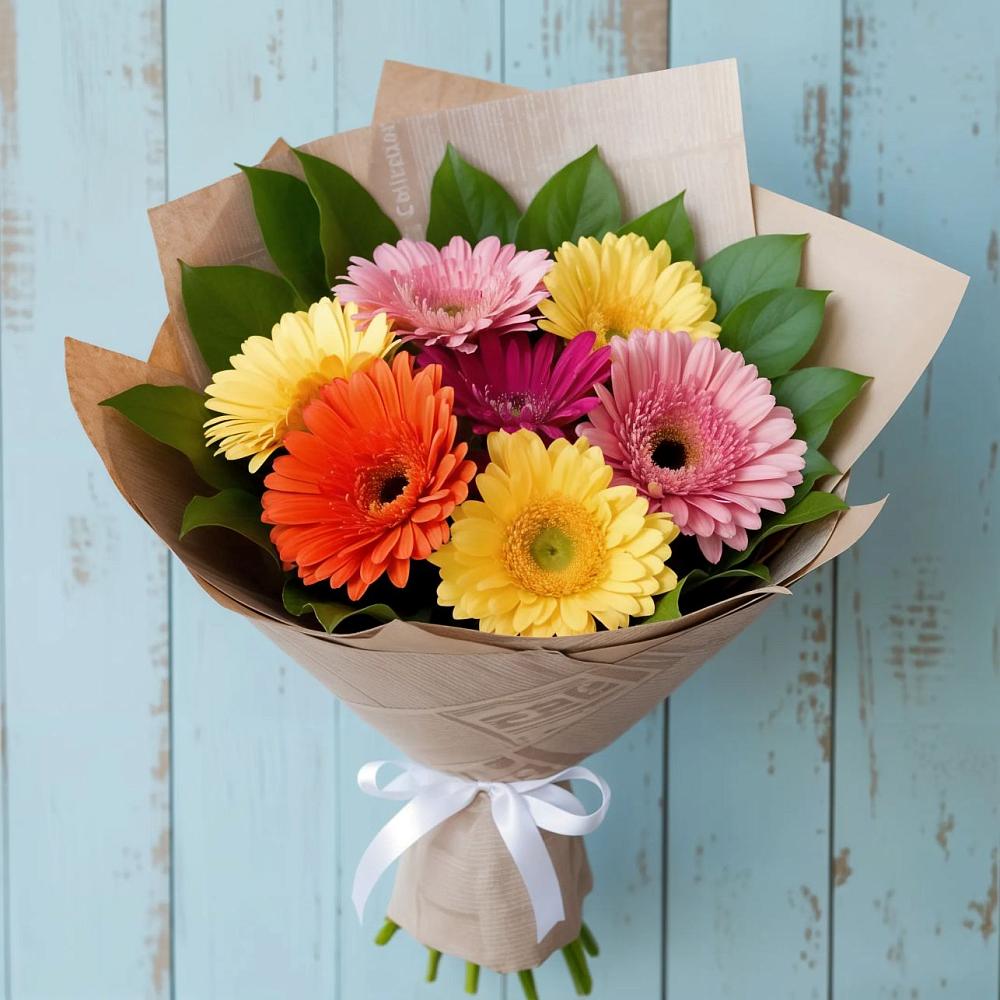 Букет цветов из: Герберы в Гольёво
