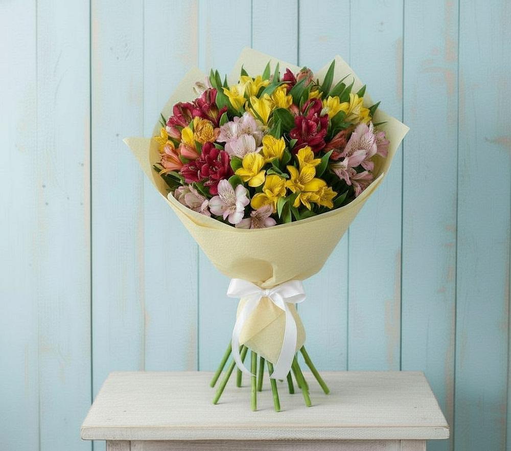 Букет цветов из: Альстромерии в Гольёво