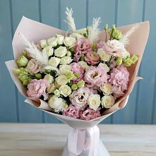 Букет цветов из:  Альстромерии и Розы в Гольёво